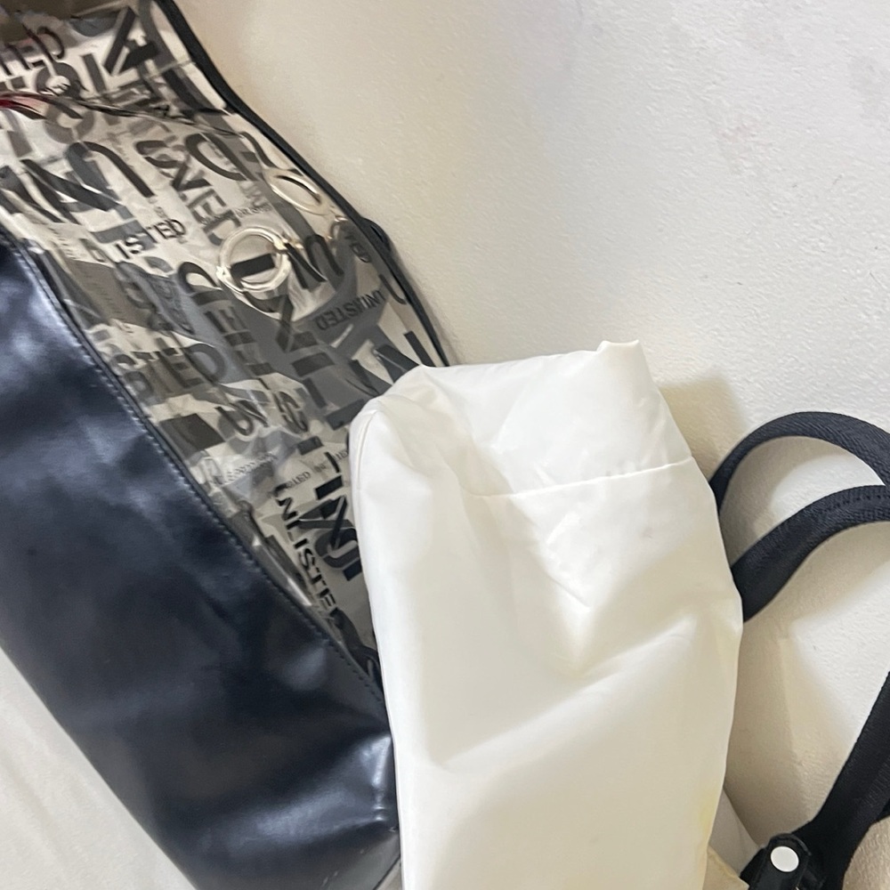 Unlimited Logo Detailed And Detachable Interior PVC Tote. Black - Picture 14 of 15